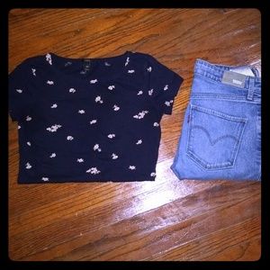 J crew floral top